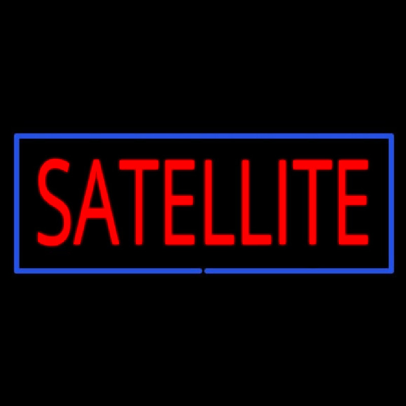 Satellite Neon Sign