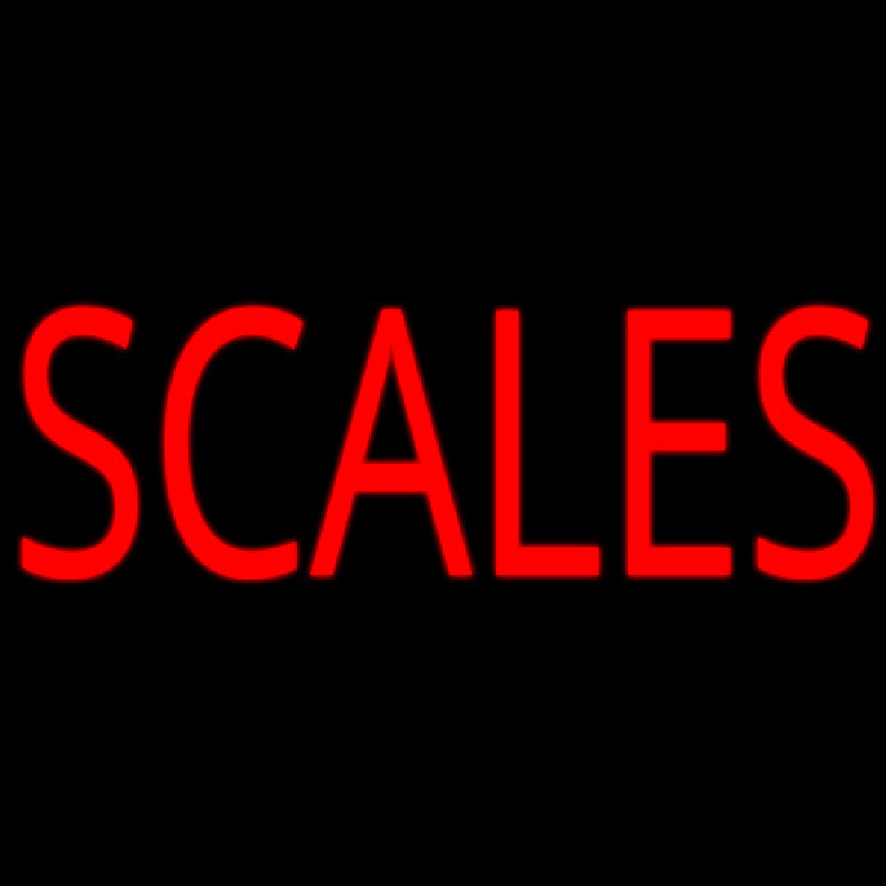 Scales Neon Sign