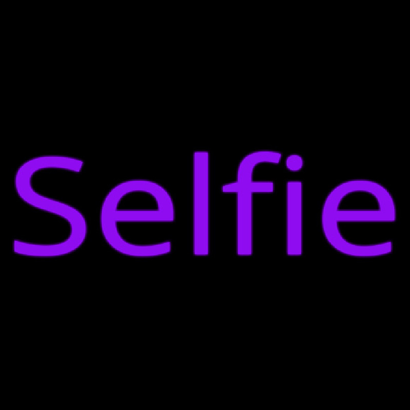 Selfie Neon Sign