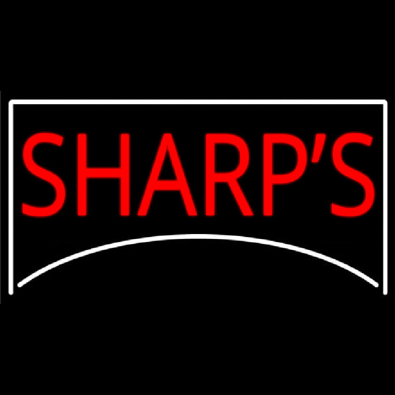 Sharps Neon Sign