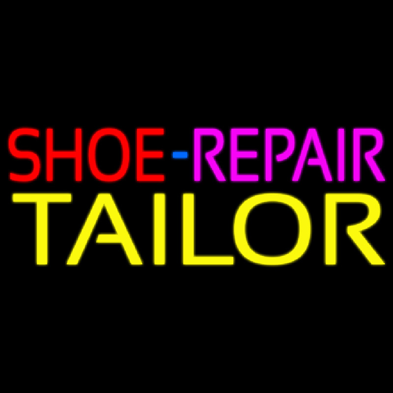 Shoe Repair Tailor Neon Sign