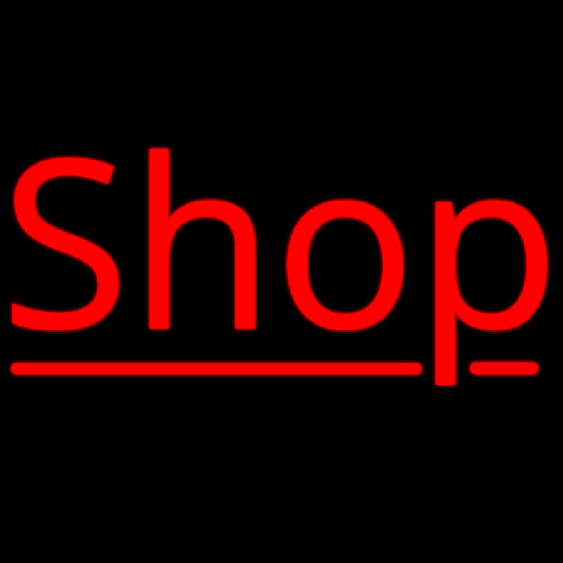 Shop Logo Neon Sign