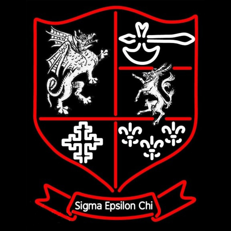 Sigma Epsilon Chi Logo Neon Sign