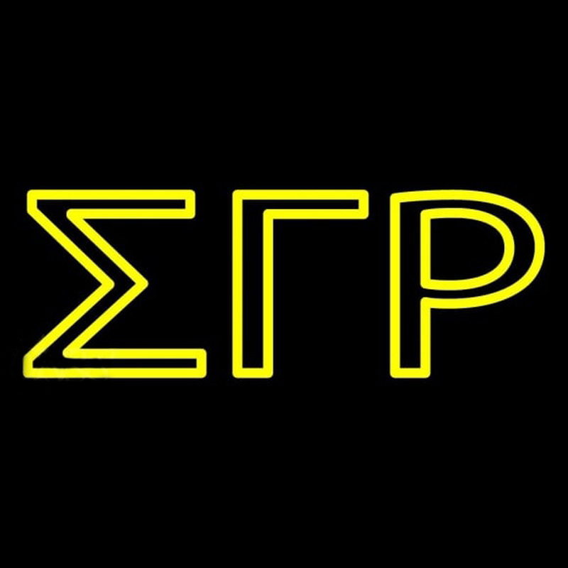 Sigma Gamma Rho Neon Sign