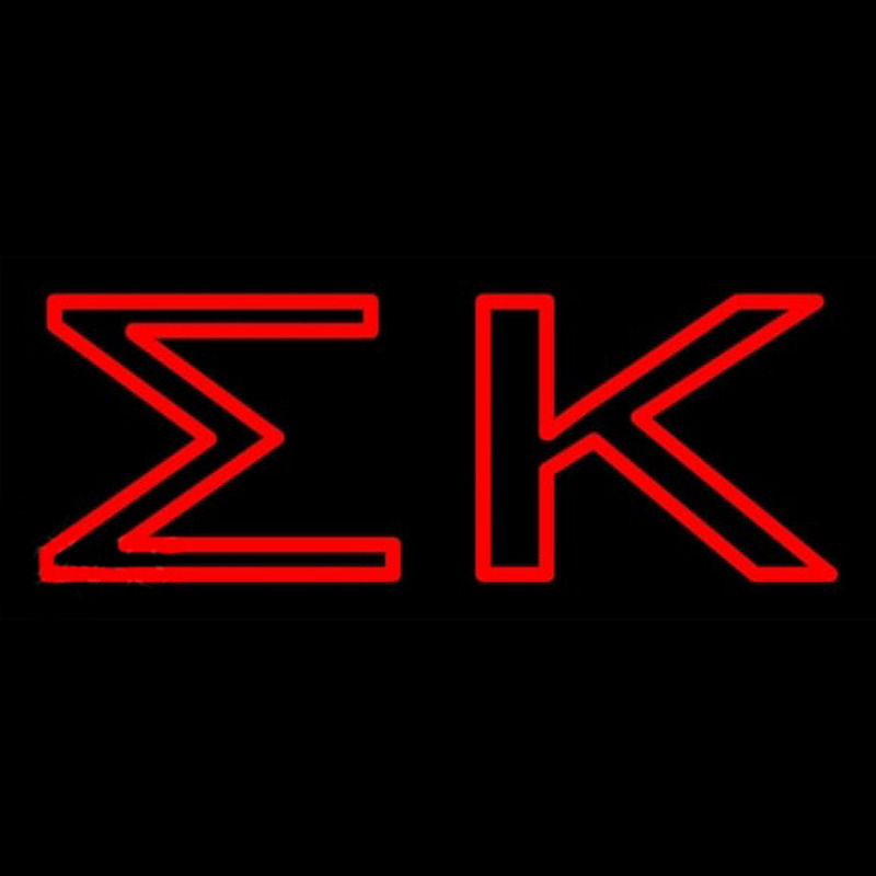 Sigma Kappa Neon Sign