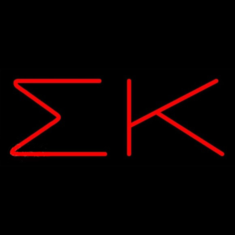 Sigma Kappa Neon Sign