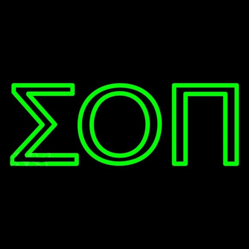 Sigma Omicron Pi Neon Sign