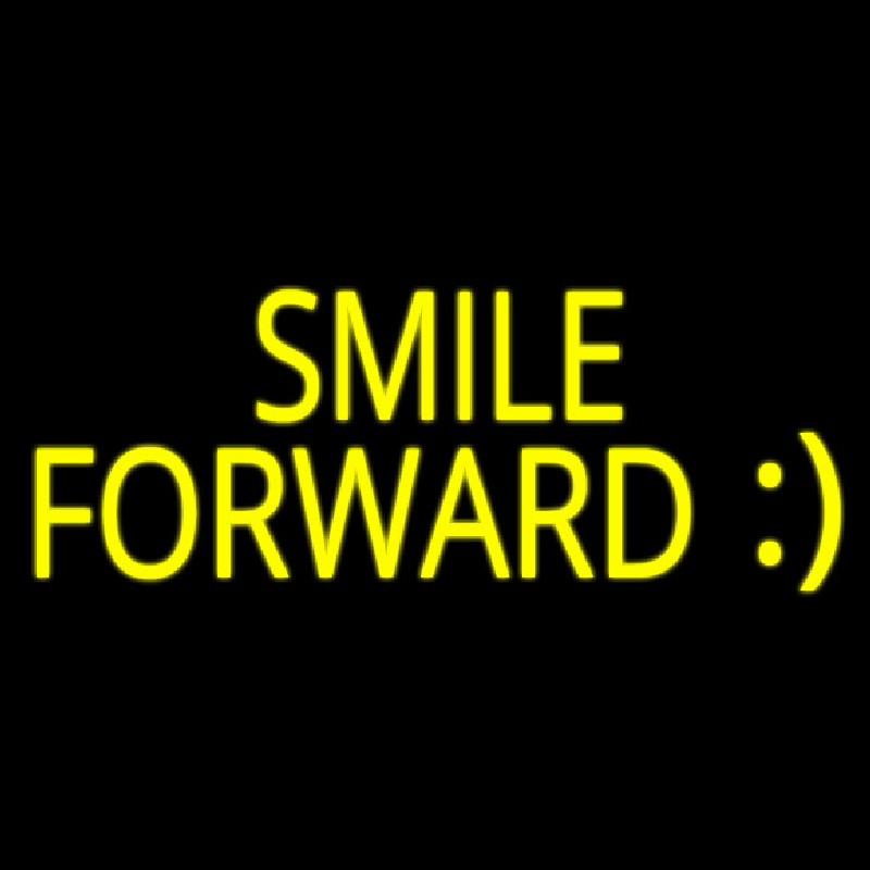 Smile Forward Neon Sign