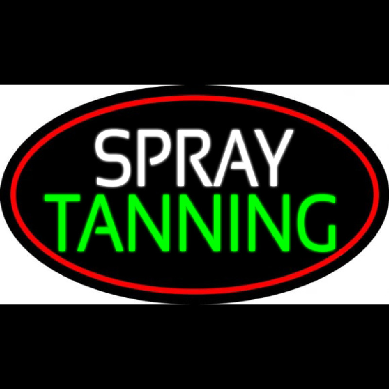 Spray Tanning Neon Sign