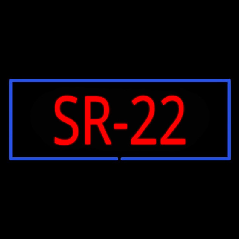 Sr 22 Neon Sign