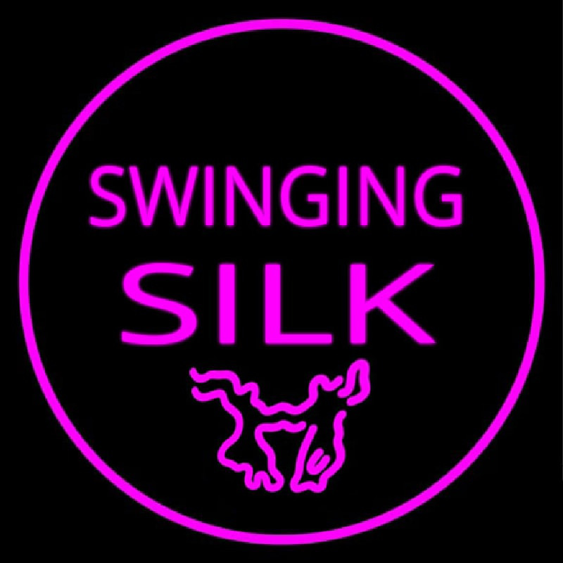 Swinging Silk Neon Sign