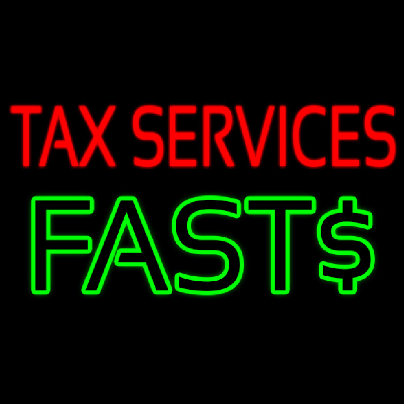 Ta  Service Fast Neon Sign