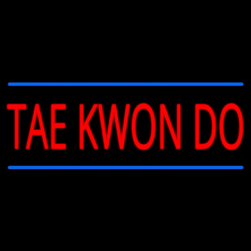 Tae Kwon Do Neon Sign