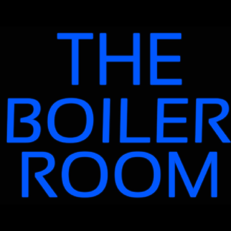 The Boiler Room Neon Sign