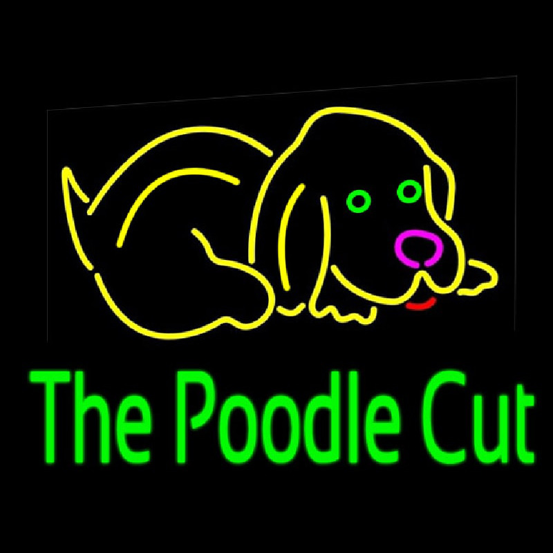 The Poodle Cut 1 Neon Sign