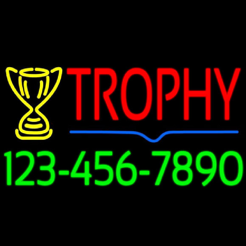 Trophy Neon Sign