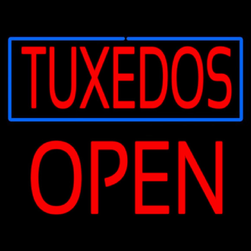 Tu edos Block Open Neon Sign