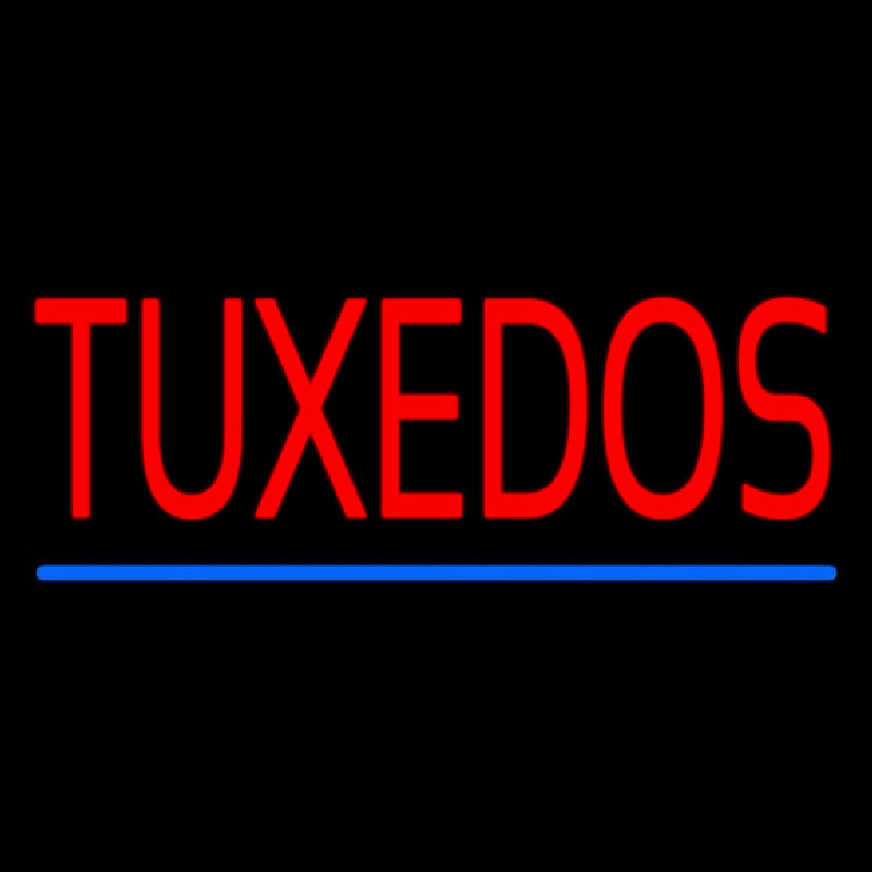 Tu edos Blue Line Neon Sign