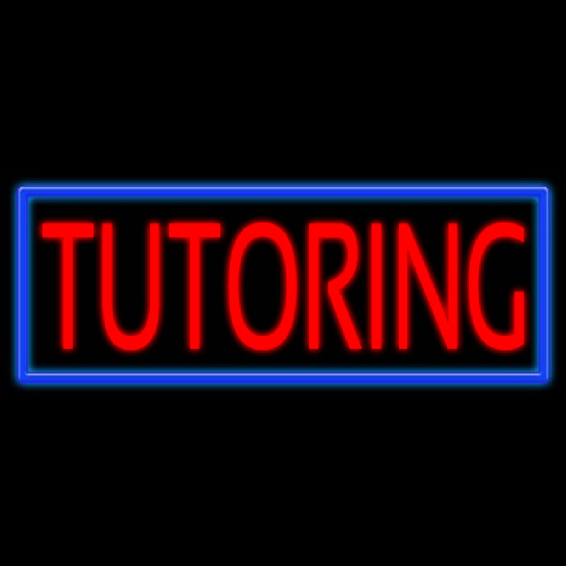 Tutoring Neon Sign