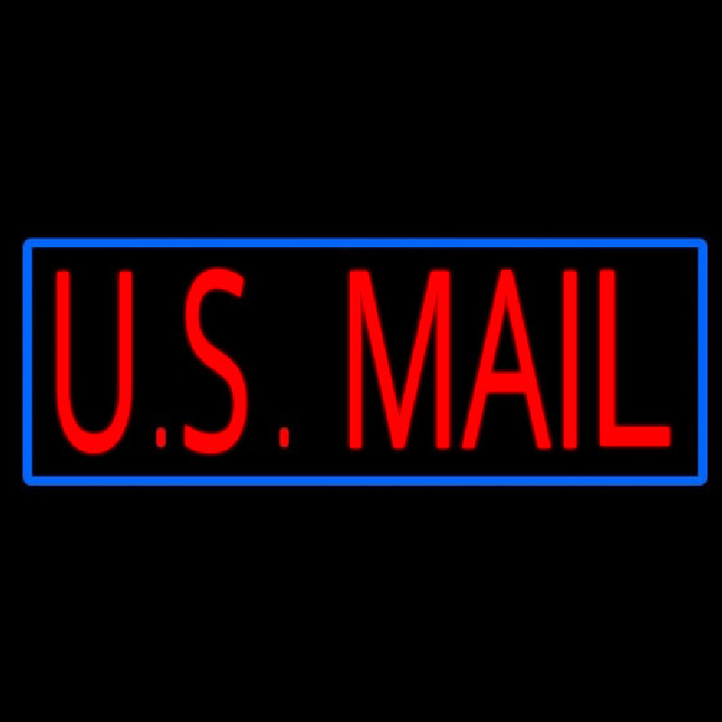 Us Mail Neon Sign