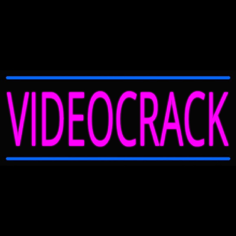 Video Crack Neon Sign