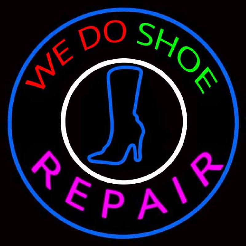 We Do Shoe Repair Neon Sign