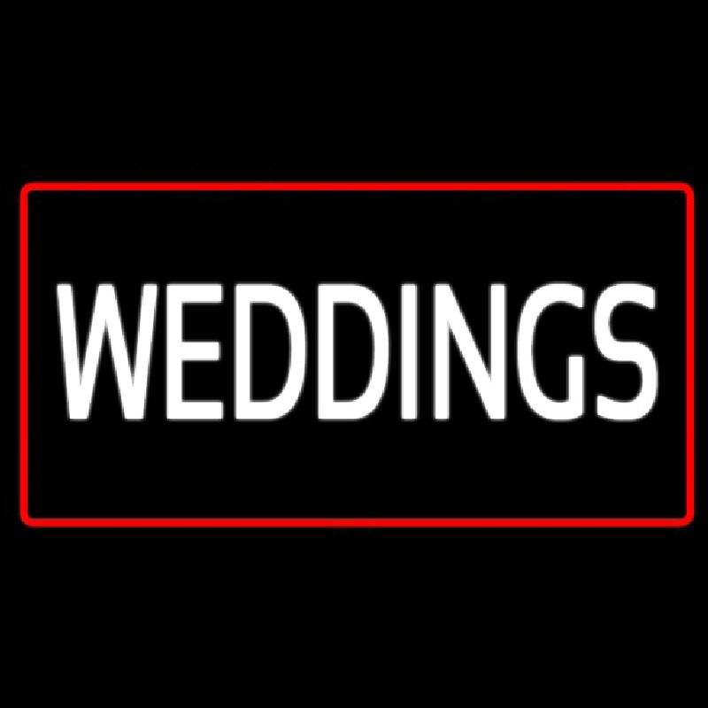 Weddings Neon Sign