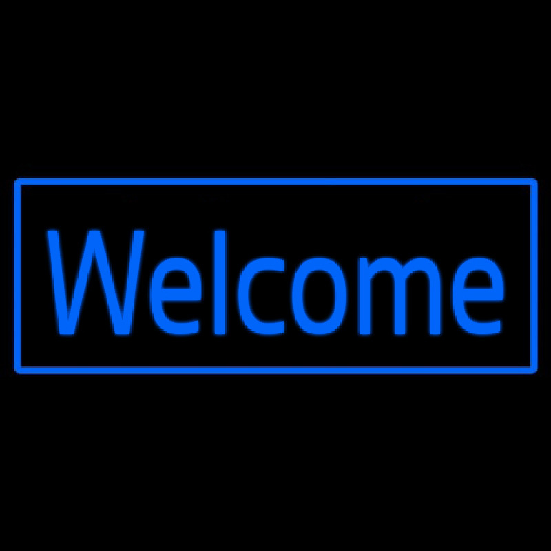 Welcome Neon Sign