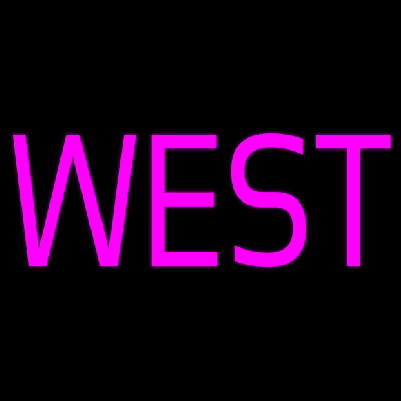 West Neon Sign