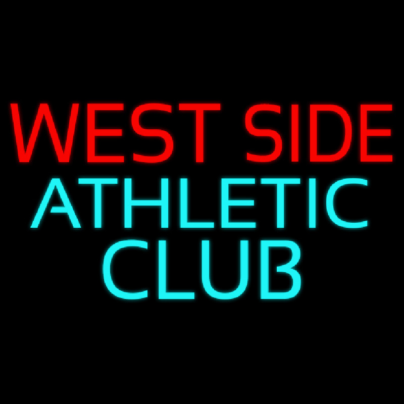 West Side Athletic Club Neon Sign