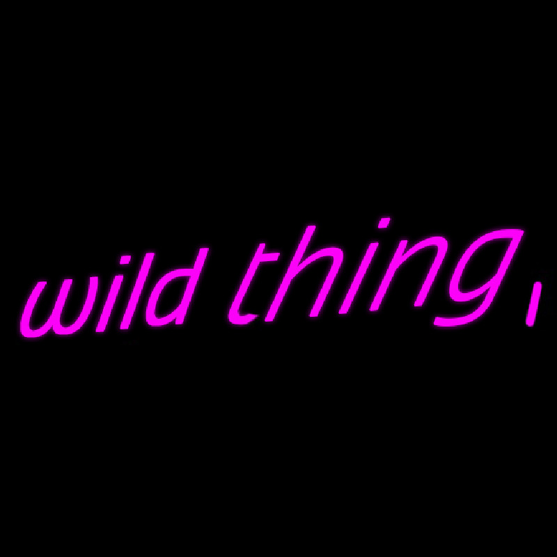 Wild Things Neon Sign