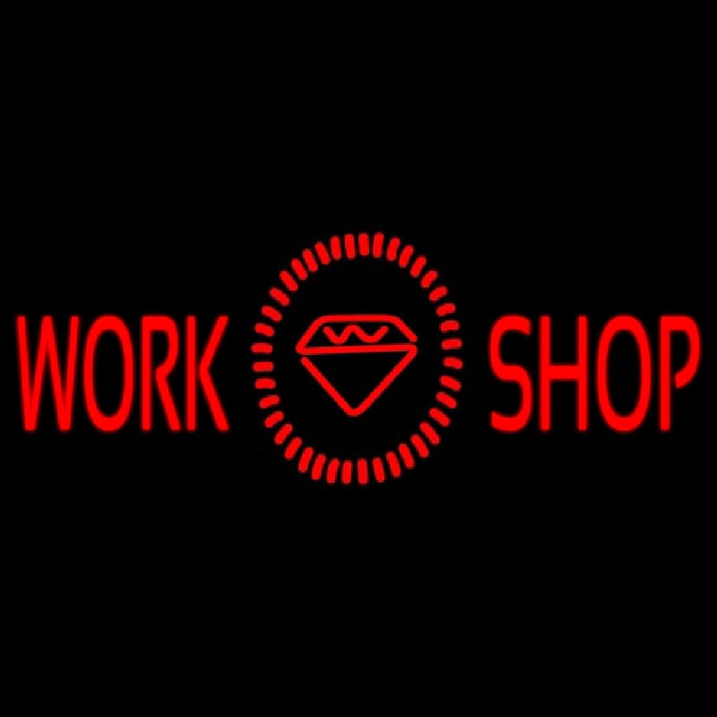 Work Shop Neon Sign