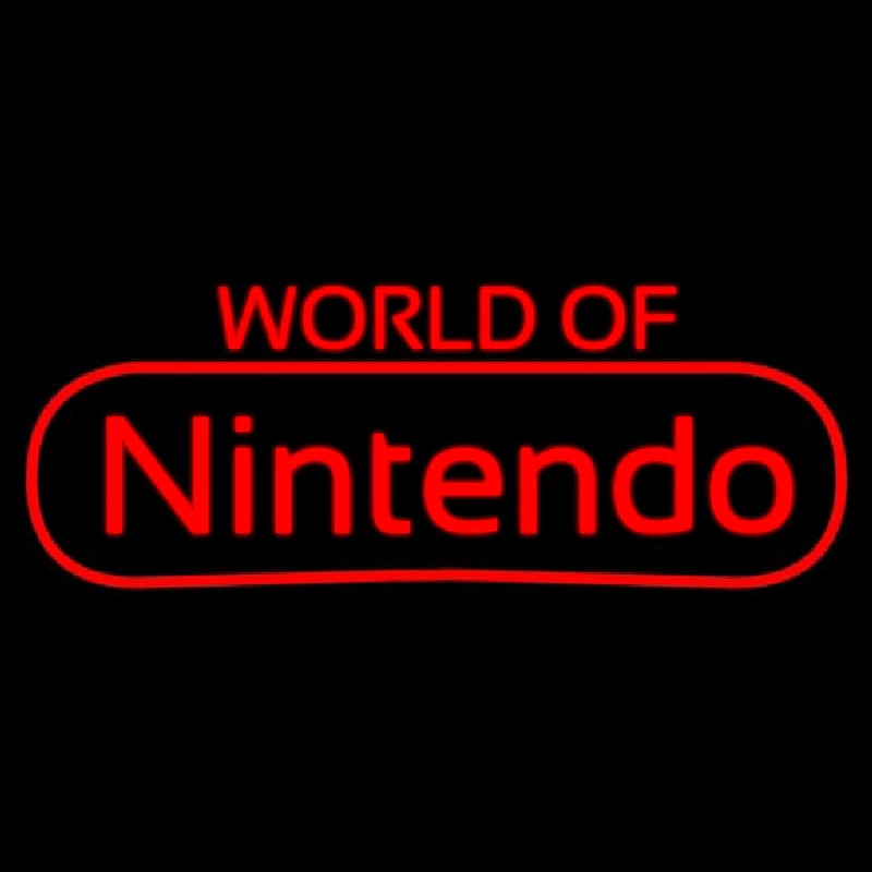 World Of Nintendo Neon Sign