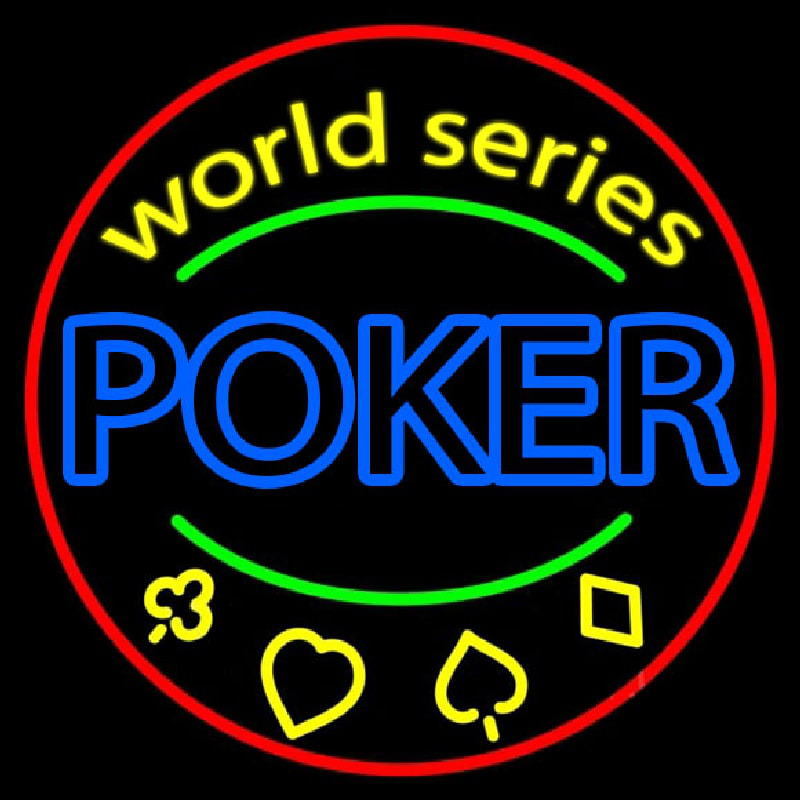 World Series Of Poker 2 Neon Sign