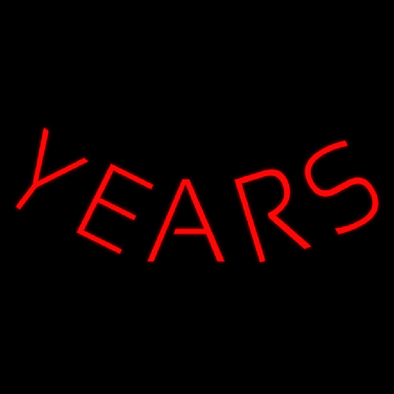 Years Neon Sign