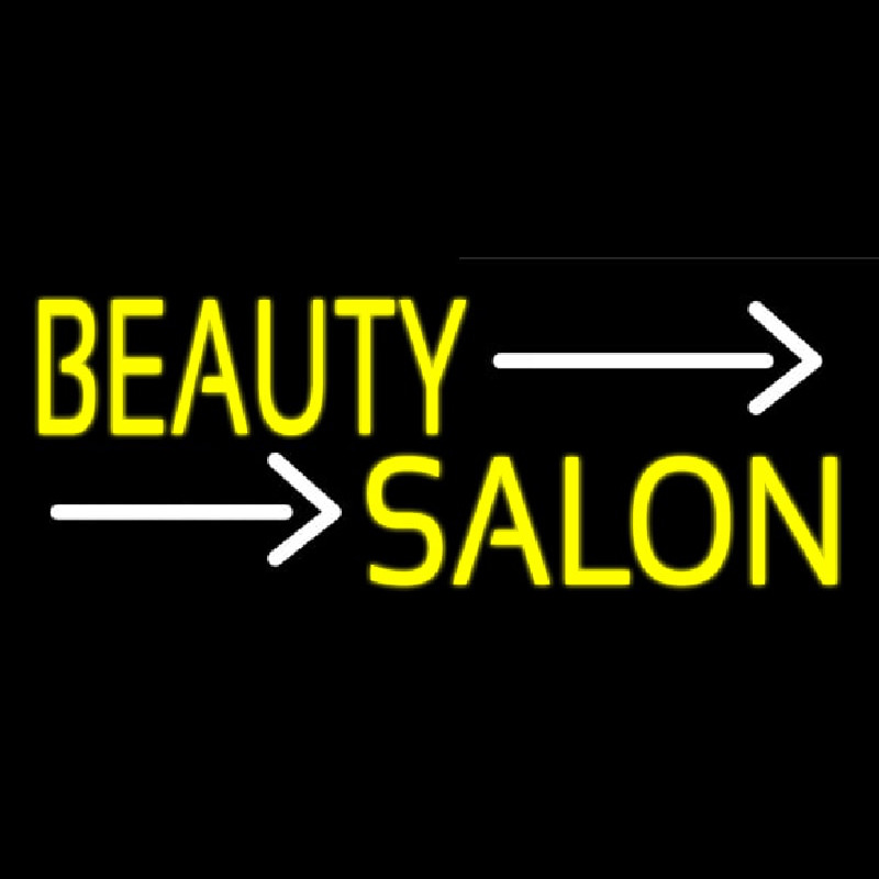 Yellow Beauty Salon Neon Sign