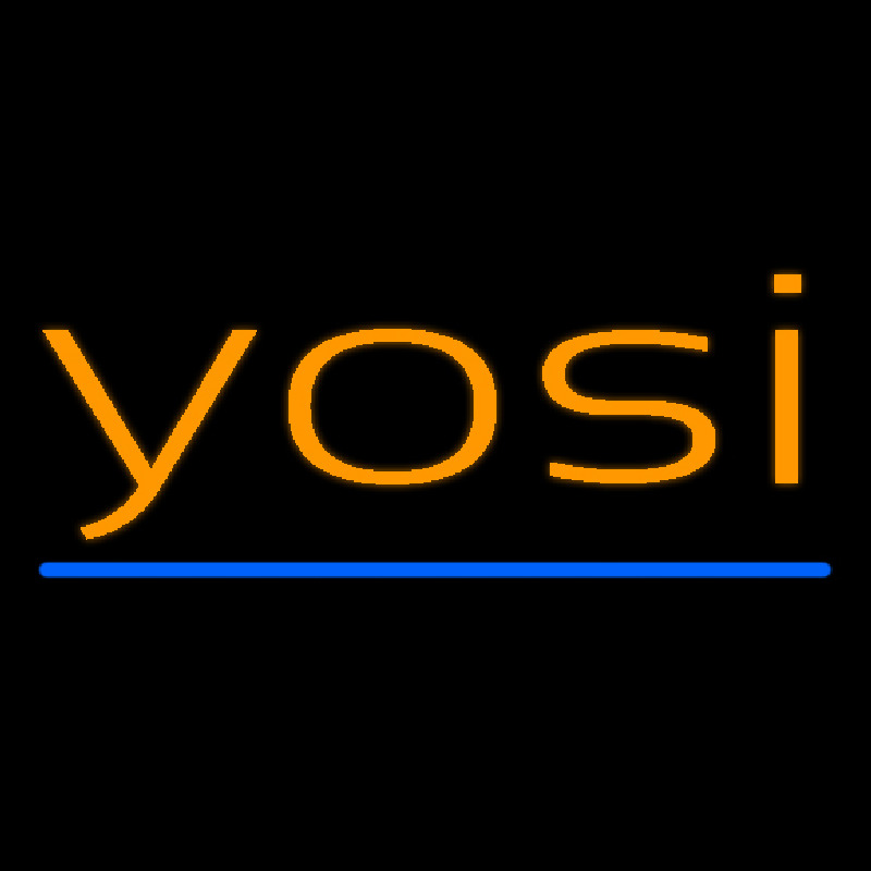 Yosi Neon Sign