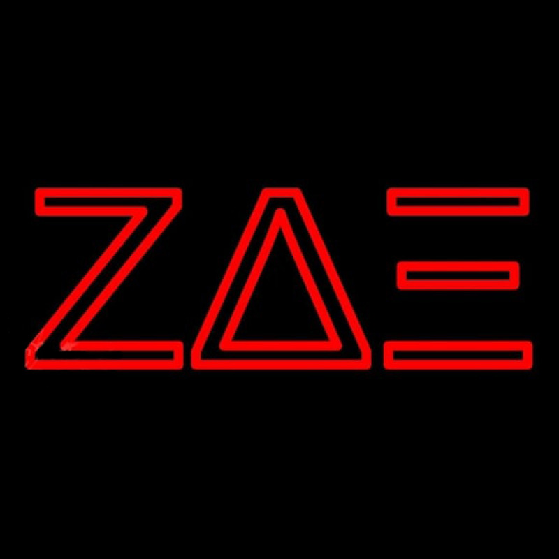 Zeta Delta Xi Neon Sign