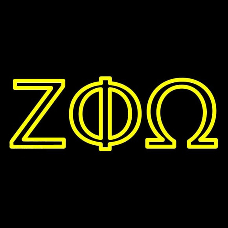 Zeta Phi Omega Neon Sign