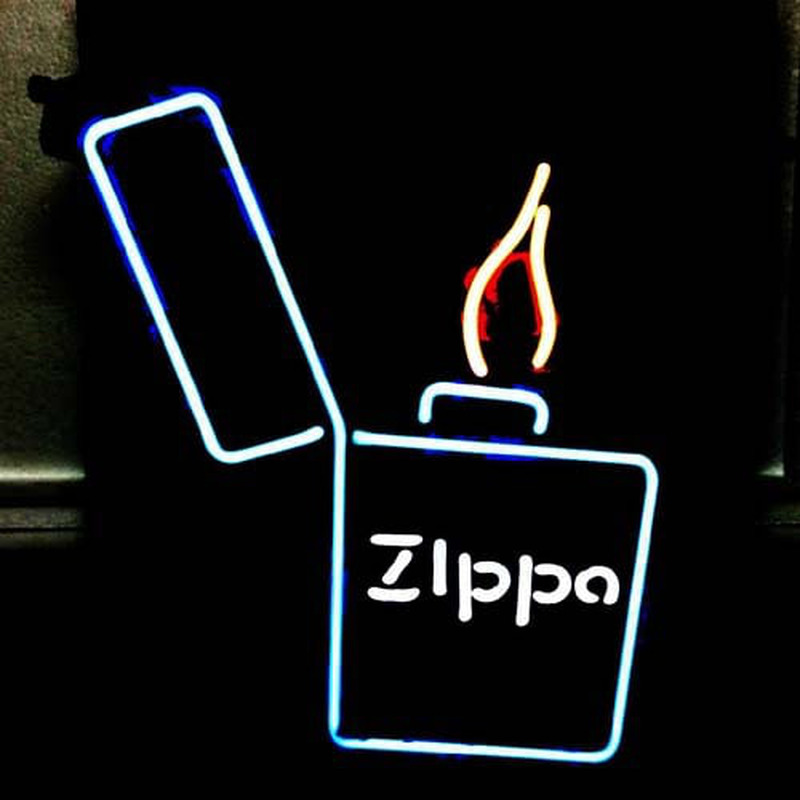 Zippo Lighter Neon Sign