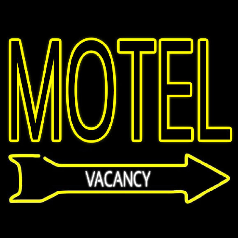 Motel Vacancy Neon Sign