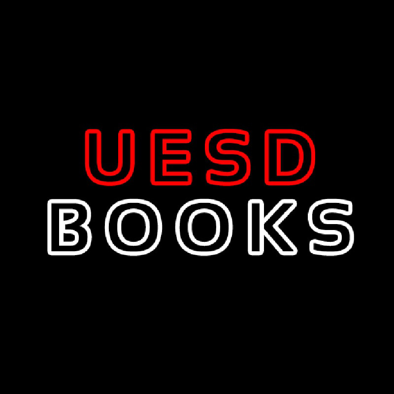 Double Stroke Used Books Neon Sign