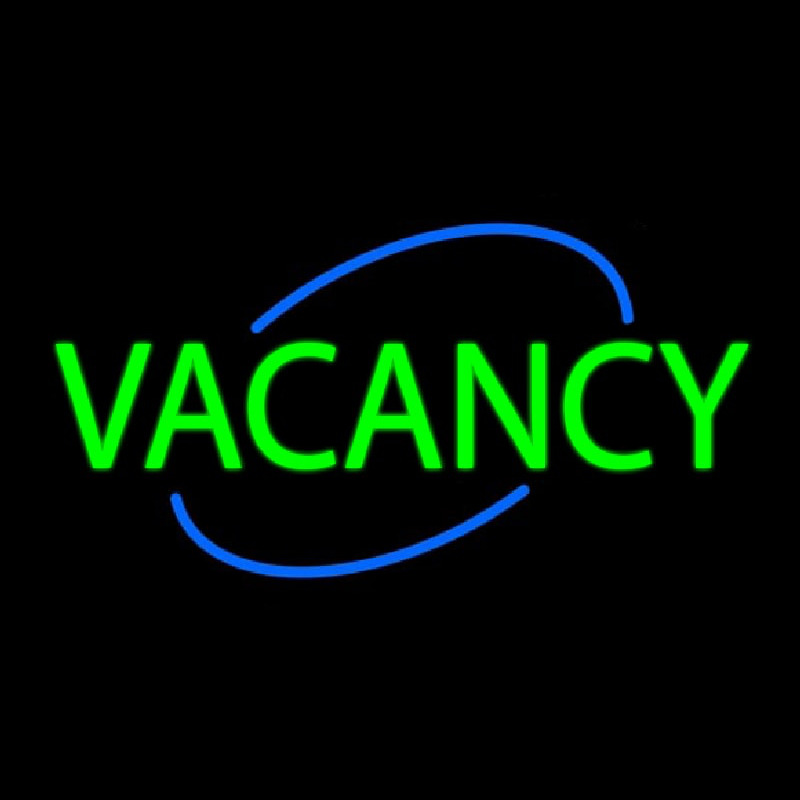 Green Vacancy Neon Sign