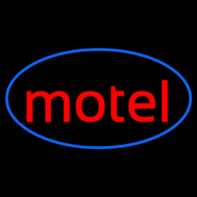 Red Motel Neon Sign