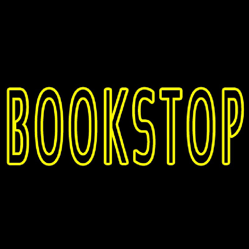 Book Stop Neon Sign