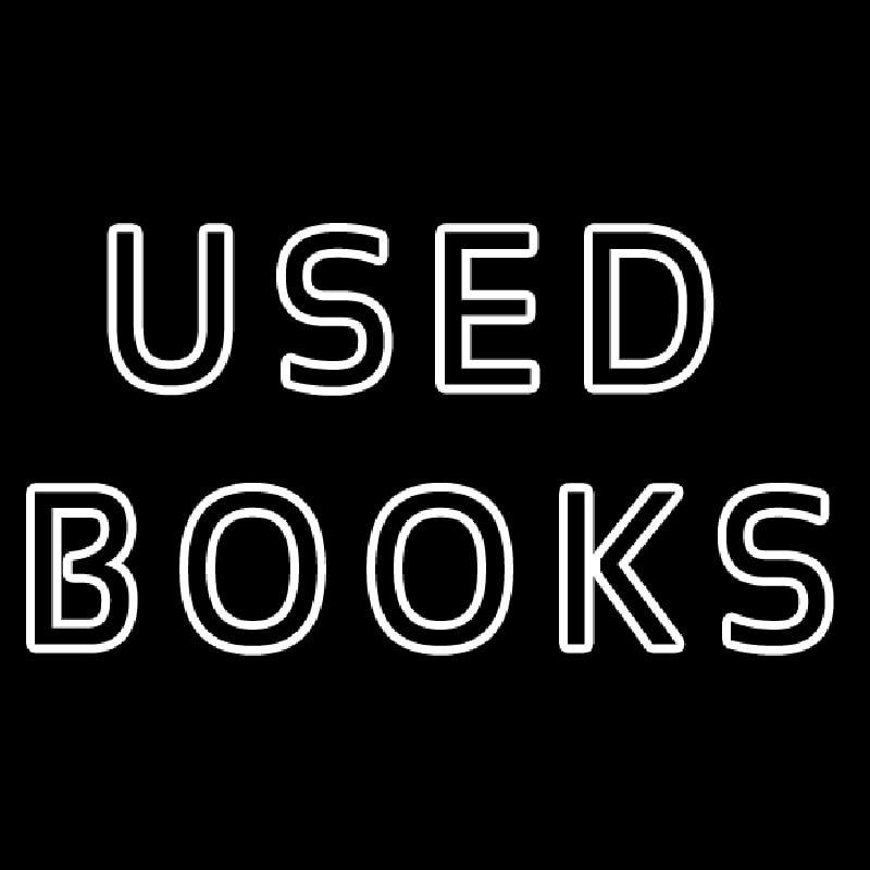 Double Stroke Used Books Neon Sign