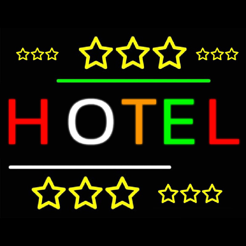 Hotel Neon Sign