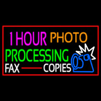 1 Hour Photo Processing Neon Sign