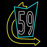 59 Road Neon Sign