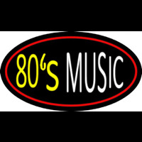 80s Music 3 Neon Sign